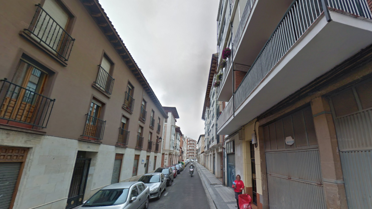 Calle Mayor Antigua de Palencia.