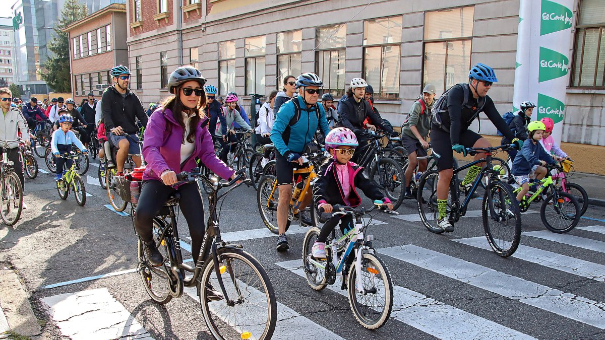 Día de la bici en León.