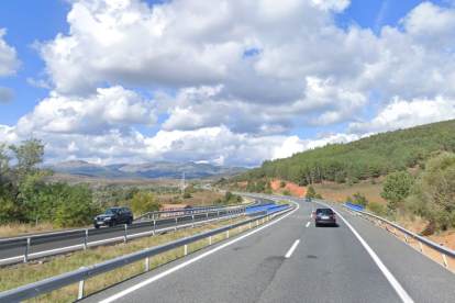 Autovía AP-66 a la altura de Rioseco de Tapia