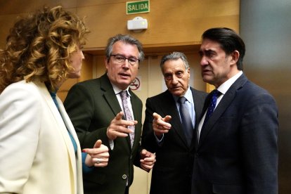 El consejero de Medio Ambiente, Vivienda y Ordenación del Territorio, Juan Carlos Suárez-Quiñones, ayer.