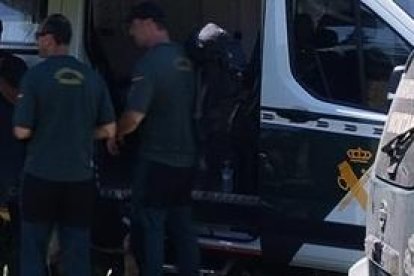 Imagen del operativo de búsqueda del hombre de 85 años desaparecido en Navahondilla (Ávila)