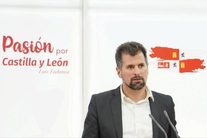 El secretario general del PSOE en Castilla y León, Luis Tudanca.