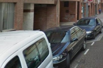 Calle Casañé en Palencia, donde tuvo lugar el suceso.