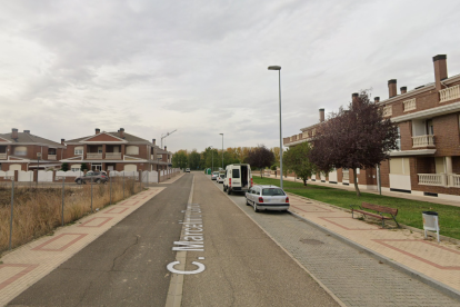 Calle Marcelino García en Palencia