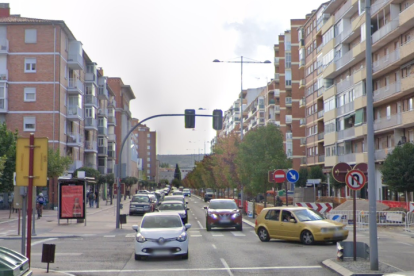 Imagen de archivo de la avenida Cardenal Cisneros de Palencia, donde tuvo lugar la detención de la pareja