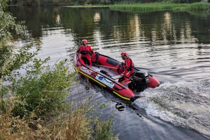 Busqueda de una persona en el Río Águeda en Ciudad Rodrigo (Salamanca).