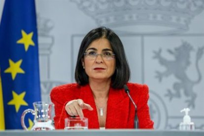 La ministra de Sanidad, Carolina Darias, en una imagen de archivo. E.P.