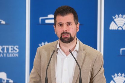 El secretario general del PSOE de Castilla y León, Luis Tudanca.- ICAL