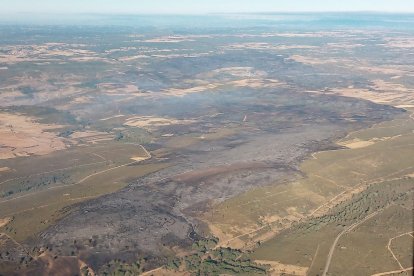 Incendio en Aliste, Zamora. - UME