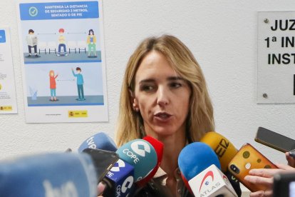 Cayetana Álvarez de Toledo declara en los juzgados de Zamora.- ICAL