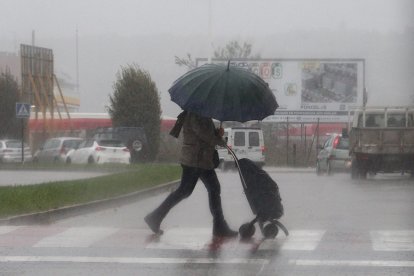 Temporal de viento y lluvia en el Bierzo.- ICAL