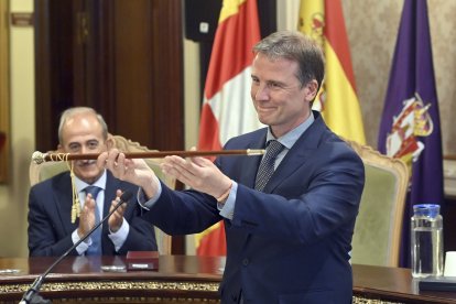 Borja Suárez, nuevo presidente de la Diputación Provincial de Burgos.- ICAL