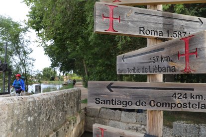 Camino Lebaniego a su paso por Palencia. -ICAL