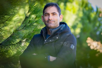 Gabriel Sangüesa Barreda, investigador del grupo Cambium de la Universidad de Valladolid en Soria. -M. TEJEDOR