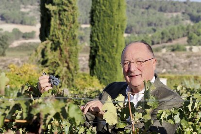 Valbuena de Duero, Valladolid. 11/10/2023. Carlos Moro, CEO de Bodegas Matarromera, en la Bodega Emina. Photogenic/Miguel Ángel Santos