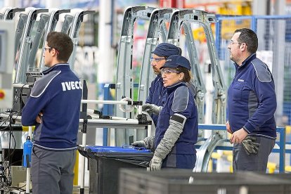 Imagen de archivo de trabajadores de IVECO en Valladolid  -.PHOTOGENIC.