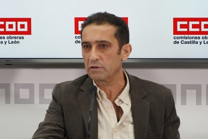 El secretario general de CCOO en Castilla y León, Vicente Andrés, en una imagen de archivo. ICAL