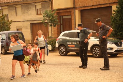 Desalojo de los vecinos de la localidad zamorana de Pumarejo