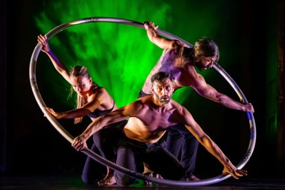 La compañía David Vento Dance Theater durante la Feria de Teatro de Castilla y León.- ICAL