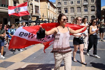 Más de 3.000 'kikos' pasan por León en su camino a la JMJ de Lisboa. ICAL