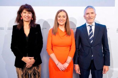 Ana Redondo, Virginia Barcones y Fernando Grande-Marlaska.- ICAL