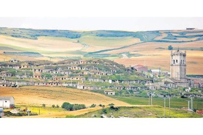 Imagen del pueblo de Baltanás, capital de la comarca de El Cerrato. / DIPUTACIÓN DE PALENCIA