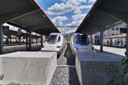 Trenes en una imagen de archivo.