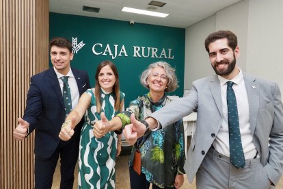 Caja Rural de Salamanca inaugura una nueva oficina en la ciudad de Valladolid, en el barrio de Santa Clara. -ICAL