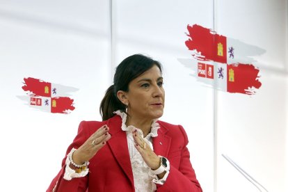 La secretaria de Organización del PSOE en Castilla y León, Ana Sánchez. - ICAL