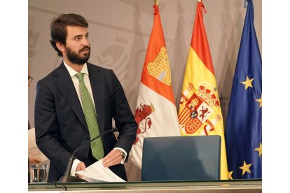 El vicepresidente de la Junta de Castilla y León, Juan García-Gallardo en una imagen de archivo.