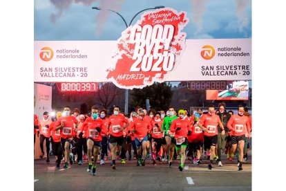 Edición de 2020 de la San Silvestre Vallecana.