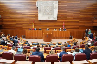 Pleno de las Cortes de Castilla y León en una imagen de archivo. - ICAL