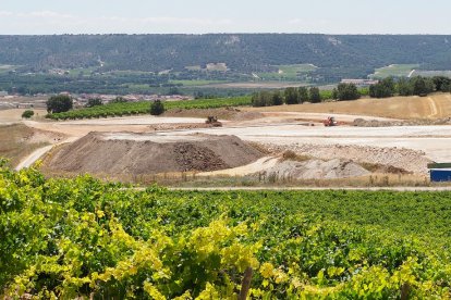 Actuales obras en la A-11 entre Tudela de Duero y Olivares.- PHOTOGENIC