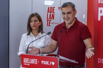 El número 2 al Congreso de los Diputados del PSOE por Burgos, Álvaro Morales. SANTI OTERO