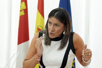 La secretaria de Organización del PSOE de Castilla y León, Ana Sánchez, realiza balance del período estival. Ical