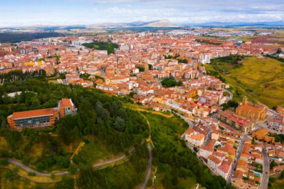 Vista aérea de Soria.- E. M.