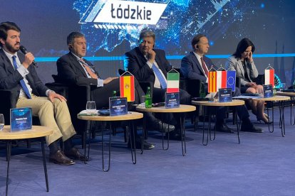 El vicepresidente de la Junta de Castilla y León, Juan García-Gallardo, interviene en el Foro Económico Europeo en Polonia. ICAL