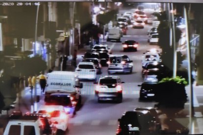 La calle principal de Las Navas, ahora mismo.