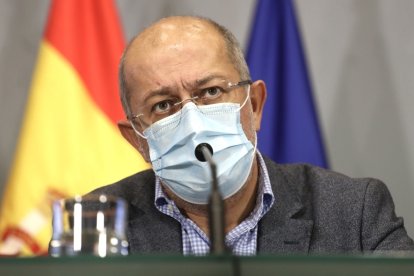 Francisco Igea, durante la rueda de prensa de este jueves.- ICAL