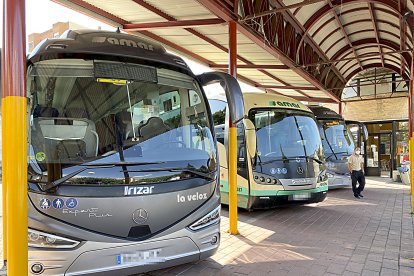 Estación de autobuses de la localidad abulense de Arenas de San Pedro. ICAL