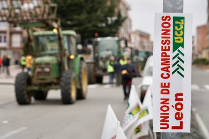 Protestas agrarias en Santa María del Páramo, León. -ICAL