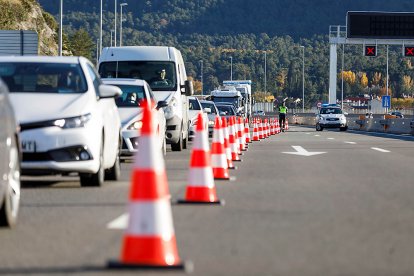 Retenciones en la A-6 en Segovia. ICAL