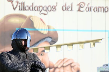 Villadangos del Páramo en León celebra la recreación de la Batalla de Villadangos.-ICAL