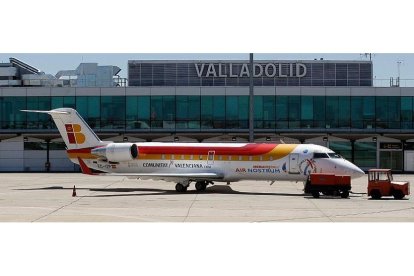 Foto de archivo del aeropuerto de Valladolid, uno de los dos puntos que han registrado en diciembre la temperatura media más alta. -E.M