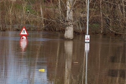 Inundaciones en Viana de Cega tras la crecida del río Cega. -PHOTOGENIC