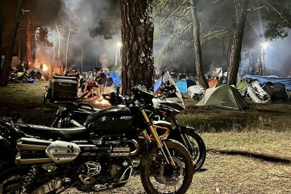 Concentración motera ‘La Leyenda continúa’ en Cantalejo, Segovia - E.M.