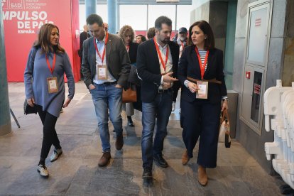 Luis Tudanca en la Convención Política del PSOE 'Impulso de país', celebrada en A Coruña. ICAL.