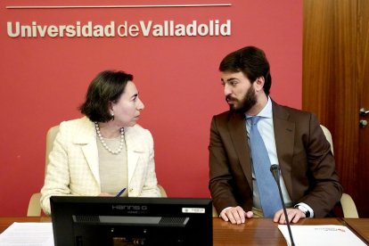 El vicepresidente de la Junta de Castilla y León, Juan García-Gallardo, interviene en la inauguración del VI Foro Mediterráneo ''Últimas normativas de sostenibilidad. Registros. Ayudas y cadena alimentaria''. ICAL