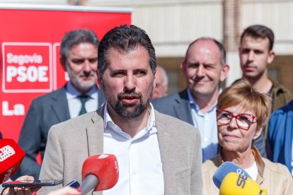 Imagen de archivo del secretario general del PSOE de Castilla y León, Luis Tudanca. - ICAL