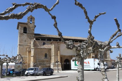 La iglesia de San Pedro, en el municipio palentino de Frómista. / ICAL